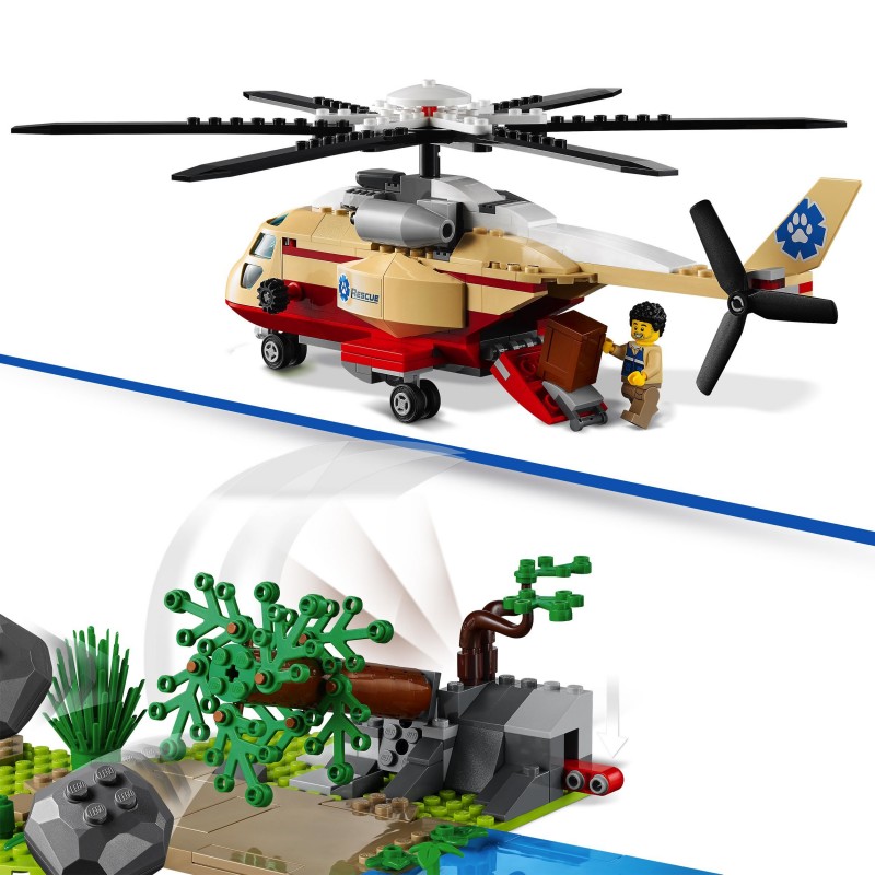 LEGO City 60302 Wildlife Rescate de la Fauna Salvaje: Operación