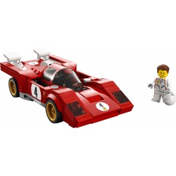 LEGO 76906 Speed Champion 1970 Ferrari 512 M, Coche de carreras de juguete