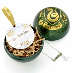 CARAT - HARRY POTTER - PALLINA DI NATALE - COLLANA SLYTHERIN