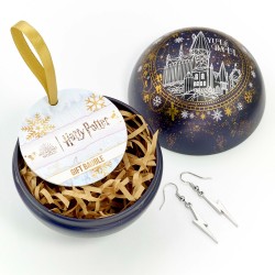 CARAT - HARRY POTTER - PALLINA DI NATALE - SET DI ORECCHINI LIGHTNING