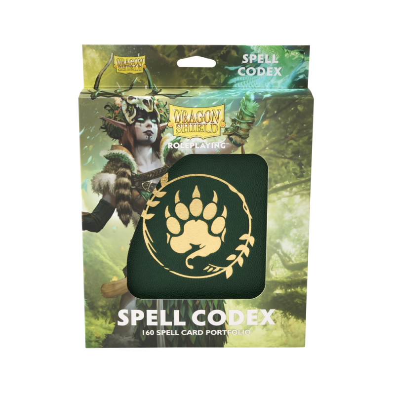 DRAGON SHIELD - ROLEPLAYING PORTFOLIO - SPELL CODEX - FOREST GREEN