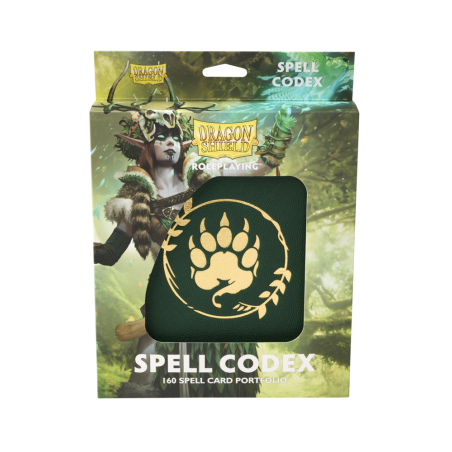 DRAGON SHIELD - ROLEPLAYING PORTFOLIO - SPELL CODEX - FOREST GREEN