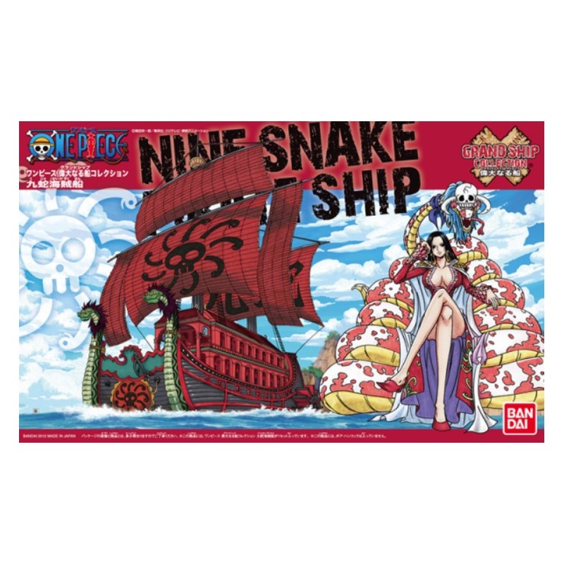 Bandai - Model Kit One Piece Grand Ship Collection - Nine Snake Pirate Ship