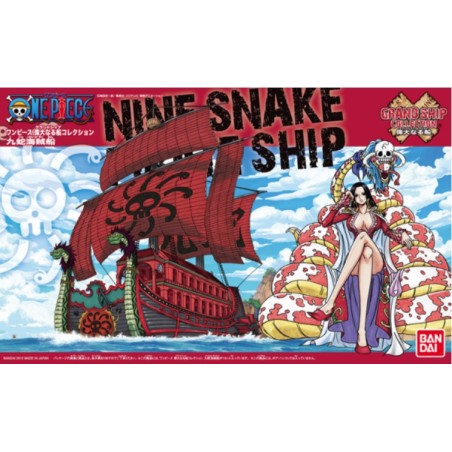 Bandai - Model Kit One Piece Grand Ship Collection - Nine Snake Pirate Ship