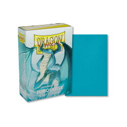 DRAGON SHIELD - 60 JAPANESE SIZE MATTE DUAL SLEEVES - TURQUOISE