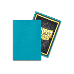 DRAGON SHIELD - 60 JAPANESE SIZE MATTE DUAL SLEEVES - TURQUOISE