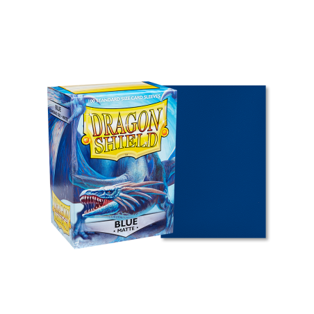 DRAGON SHIELD - 100 BUSTINE STANDARD - MATTE BLUE