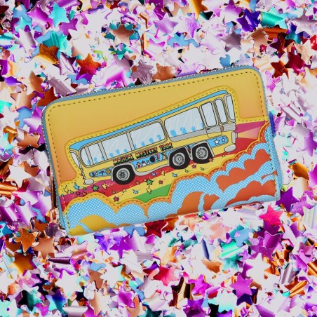 Loungefly - The Beatles - Portafoglio Con Zip - Magical Mystery Tour Bus - TBLWA0008