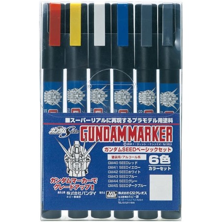 Mr. Hobby - Gundam Marker Gms-109 Gundam Seed Set