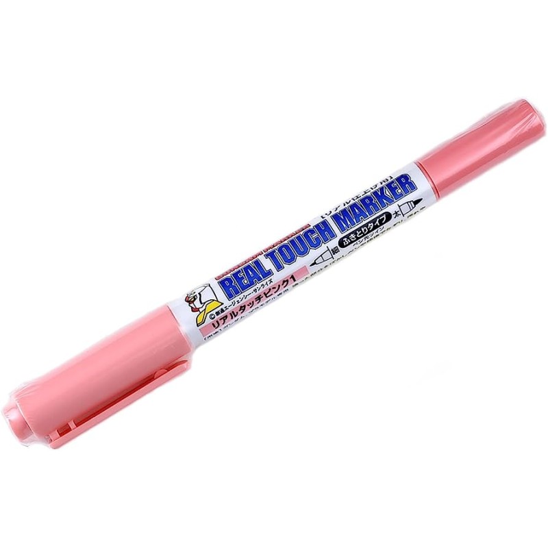 Mr. Hobby - Gundam Marker Gm-14 - Rosa Fluo- Gundam Marker Real Touch Gm-410 - Rosa