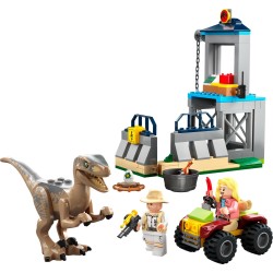 LEGO Jurassic World Jurassic Park 76957 L'Évasion du Vélociraptor