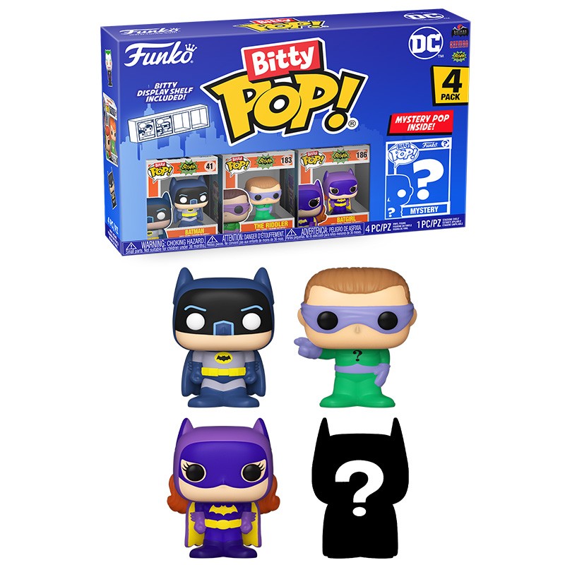 Bitty Pop! - DC - Batman 66 4 Pack