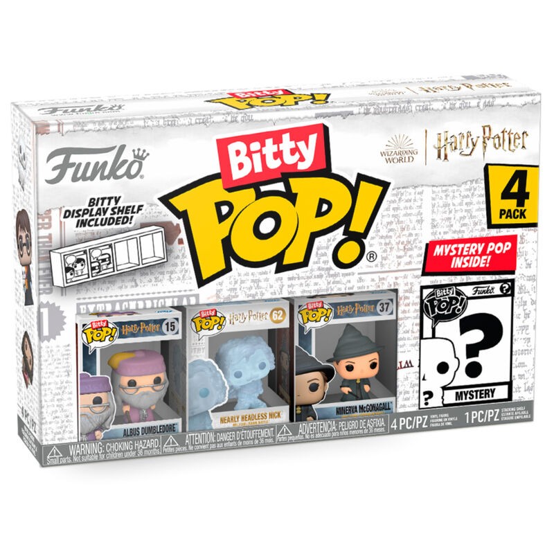 Bitty Pop! - Harry Potter - Dumbledore - Silente 4 Pack