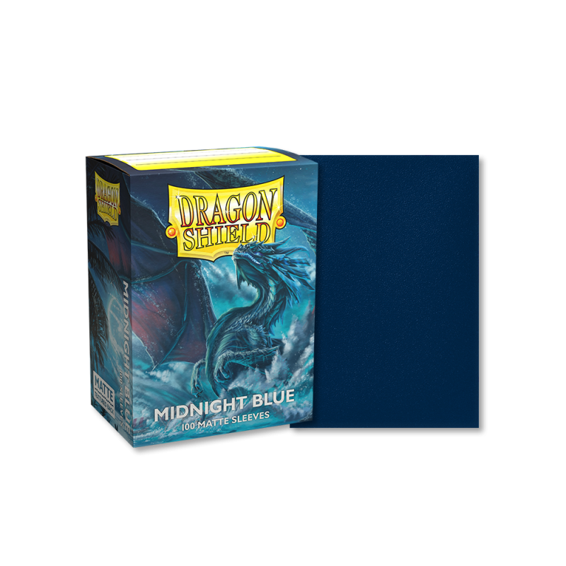 DRAGON SHIELD - 100 BUSTINE MATTE STANDARD - MIDNIGHT BLUE