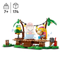 LEGO 71421 Super Mario Set de Expansión  Jaleo en la Jungla con Dixie Kong