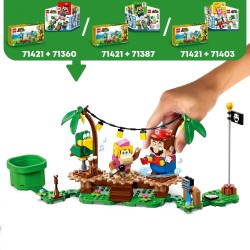 LEGO 71421 Super Mario Set de Expansión  Jaleo en la Jungla con Dixie Kong