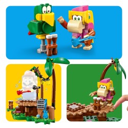 LEGO 71421 Super Mario Set de Expansión  Jaleo en la Jungla con Dixie Kong