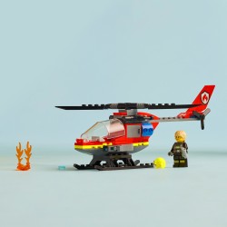 LEGO 60411 City L’Hélicoptère de Secours des Pompiers