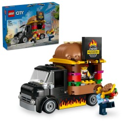 LEGO City Burger Van, Food Truck Toy Playset 60404