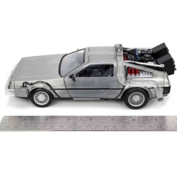 Jada - Back To The Future Part 1: 1982 DeLorean Dmc 12 - 1:24 Die-Cast Model With Lights