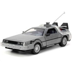 Jada - Back To The Future Part 1: 1982 DeLorean Dmc 12 - 1:24 Die-Cast Model With Lights