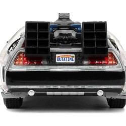 Jada - Back To The Future Part 1: 1982 DeLorean Dmc 12 - 1:24 Die-Cast Model With Lights