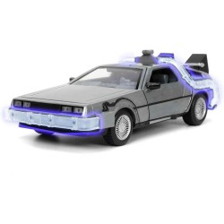 Jada - Back To The Future Part 2: 1982 DeLorean Dmc 12 - 1:24 Die-Cast Model With Lights