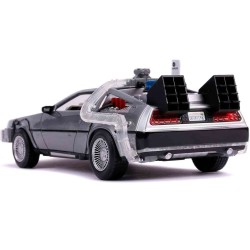 Jada - Back To The Future Part 2: 1982 DeLorean Dmc 12 - 1:24 Die-Cast Model With Lights