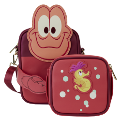 Loungefly - Disney The Little Mermaid 35th Anniversary - Borsa a Tracolla Sebastian Crossbuddies® Cosplay w/Coin Bag - WDTB2987