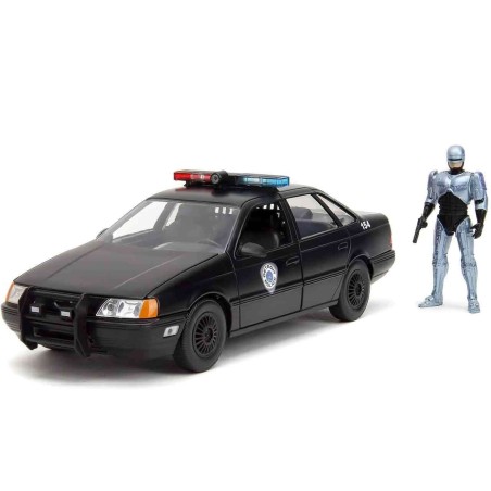 Jada - Robocop 1986 - 1986 Ford Taurus With Robocop - 1:24 Die-Cast Model