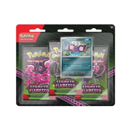 Pokemon - blister 3 bustine + promo - scarlatto e violetto 6.5 - segreto fiabesco - Preorder