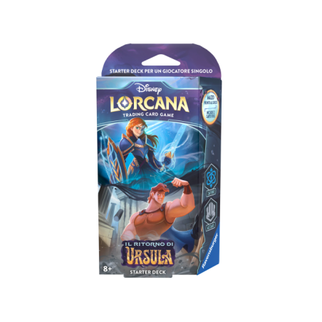 Ravensburger Tcg - Lorcana - Il Ritorno di Ursula - Starter Deck Zaffiro Acciaio - ITA