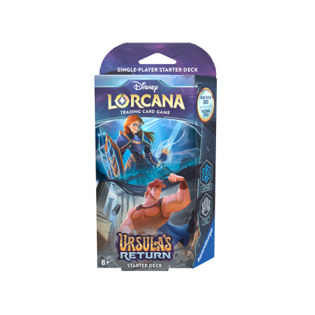 Ravensburger Tcg - Lorcana - Ursula Return - Starter Deck Sapphire  Steel- ENG