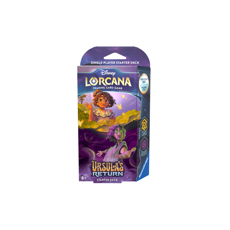 Ravensburger Tcg - Lorcana - Ursula Return - Starter Deck Amber Amethyst - ENG