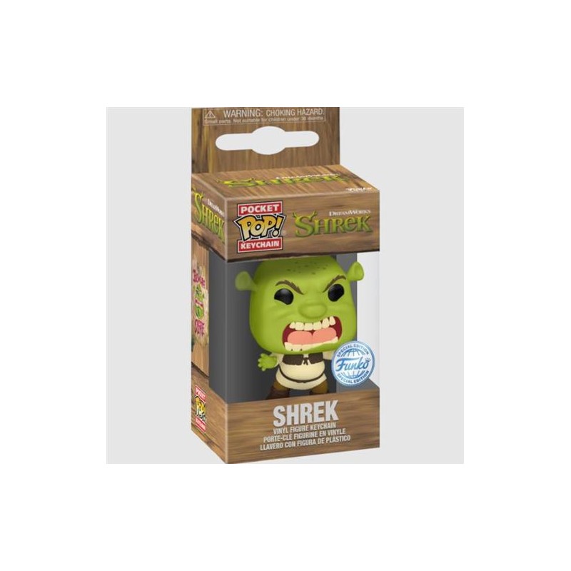 Pop Movies Dreamworks: 30th Anniversary - Shrek - Keychain - Scary Shrek 4cm