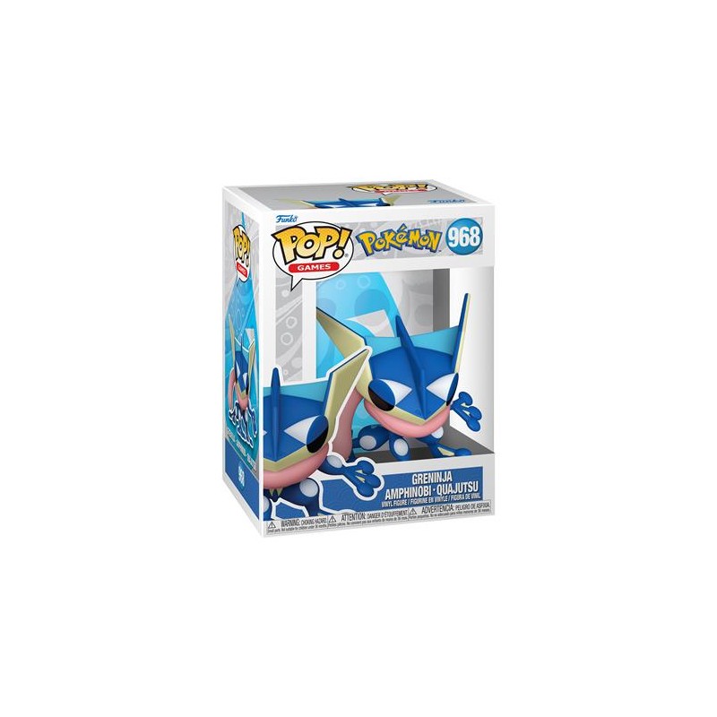 Pop Games Pokemon - Pop Funko Vinyl Figure 968 Greninja (Emea)