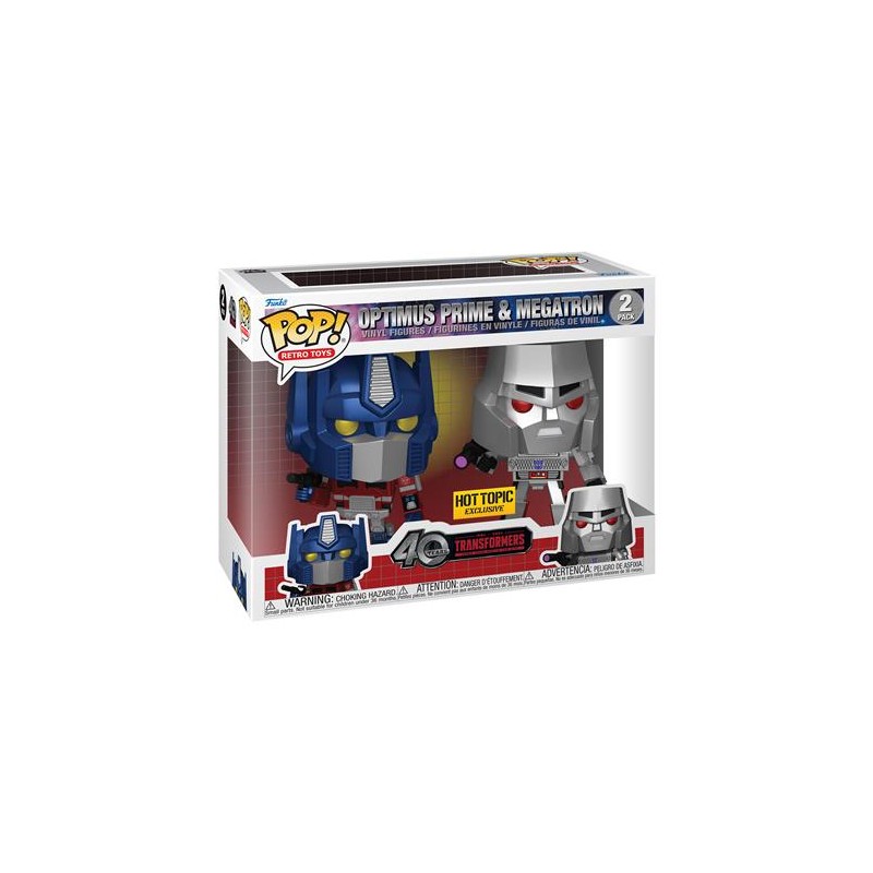 Pop Retro Toys Transformers: Generation 1-  2-Pack Optimus & Megatron (Mt)