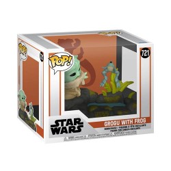 Pop Star Wars: The Mandalorian  Din Grogu W/Frog 721