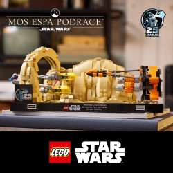 LEGO Star Wars 75380 Diorama Gara degli sgusci su Mos Espa