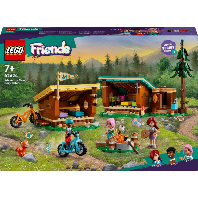 LEGO  Friends 42624 Cabine relax al campo avventure