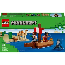 LEGO Minecraft 21259 Il viaggio del galeone dei pirati