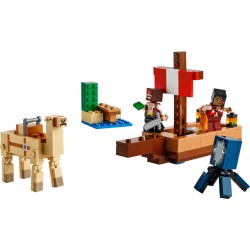 LEGO Minecraft 21259 Il viaggio del galeone dei pirati