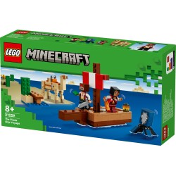 LEGO Minecraft 21259 Il viaggio del galeone dei pirati