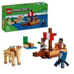 LEGO Minecraft 21259 Il viaggio del galeone dei pirati