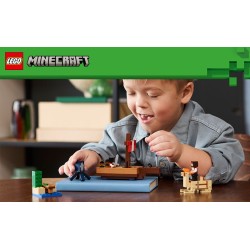 LEGO Minecraft 21259 Il viaggio del galeone dei pirati