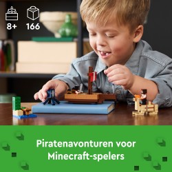 LEGO Minecraft 21259 Il viaggio del galeone dei pirati