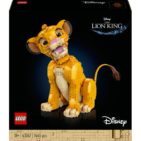 LEGO Disney 43247 Giovane Simba, Re Leone