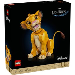 LEGO Disney 43247 Giovane Simba, Re Leone