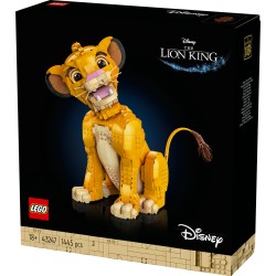 LEGO Disney 43247 Giovane Simba, Re Leone