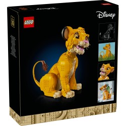 LEGO Disney 43247 Giovane Simba, Re Leone